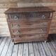 Antique chest of drawers with marble top