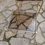 Vintage nesting coffee table