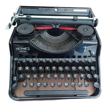 Machine à écrire Hermes media ancienne pour déco