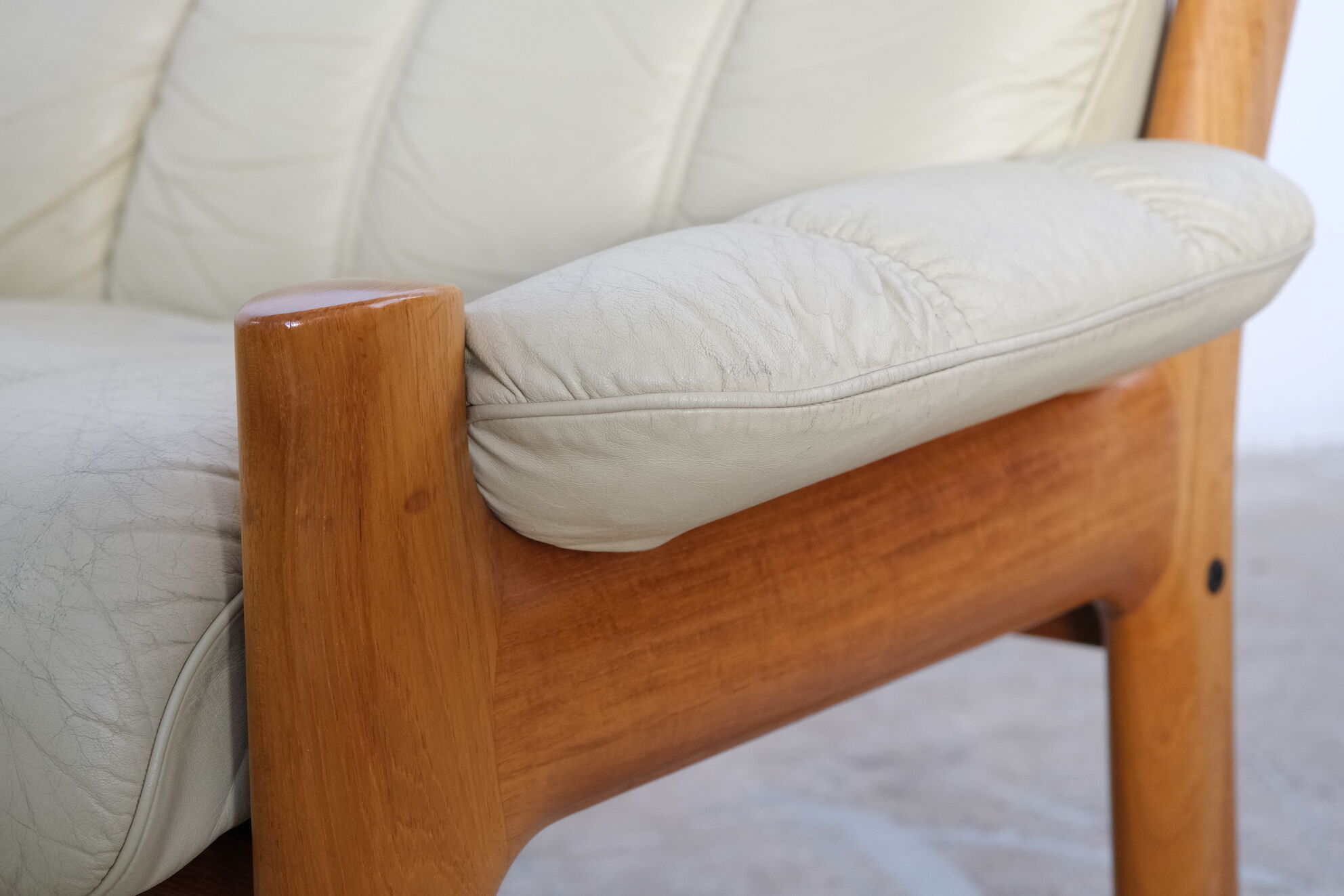 Leather Living Room Set model Montana by Ekornes, 1970's