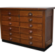 Dutch apothecary furniture in oak mid-twentieth century