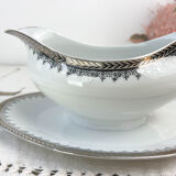 Vintage saucière porcelaine limoges silver made in france