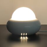 White UFO lamp model c359 by LUCI, Italy 70s
