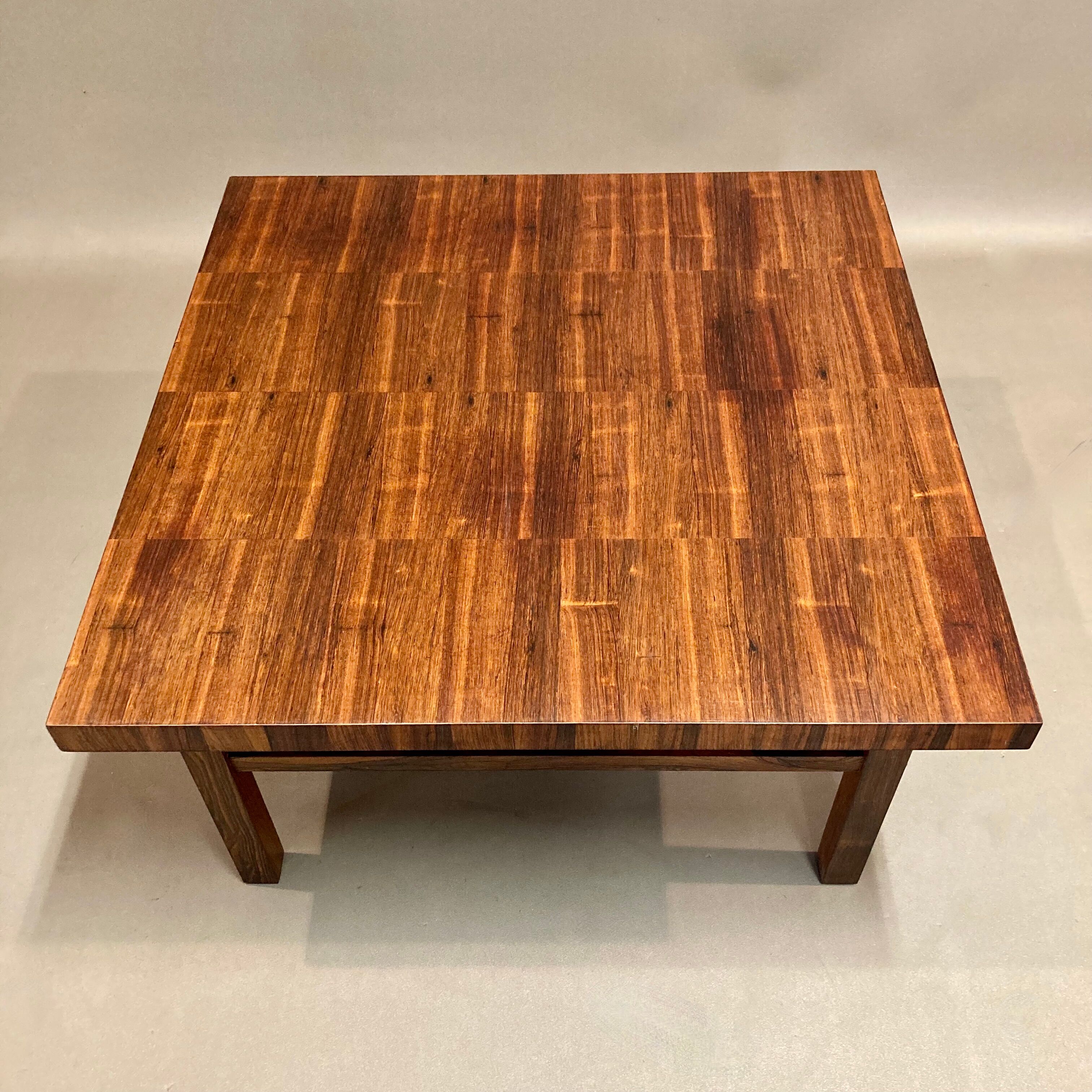 Scandinavian rosewood coffee table 1950 by Kai Kristiansen