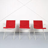 French mid-century vintage garden set designed by Raoul Guys (attributed) 3 chairs and a table