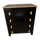 Black Parisian chest of drawers revamped