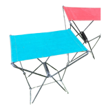 Blue folding stool 60s