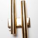 Lot of 4 golden wall lamps