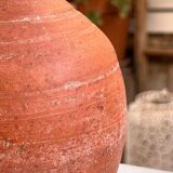 Dark terracotta vase