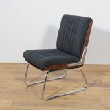 Chrome & Rosewood armchairs, Gordon Russell, United Knigdom, 1970s.