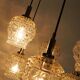 cascade PENDANT LIGHT - 7 shades - bubble glass and chrome - 1960/70s
