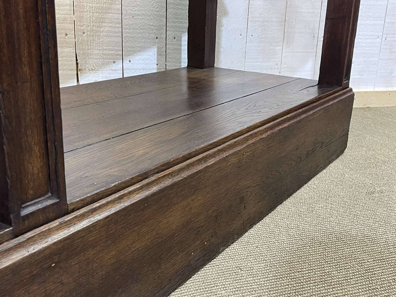 19th century oak draper's table