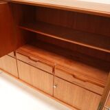 Large vintage teak highboard made in the 60s