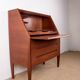 Danish Teak Secretary Desk by Kai Kristiansen for HJN Mobler 1960.