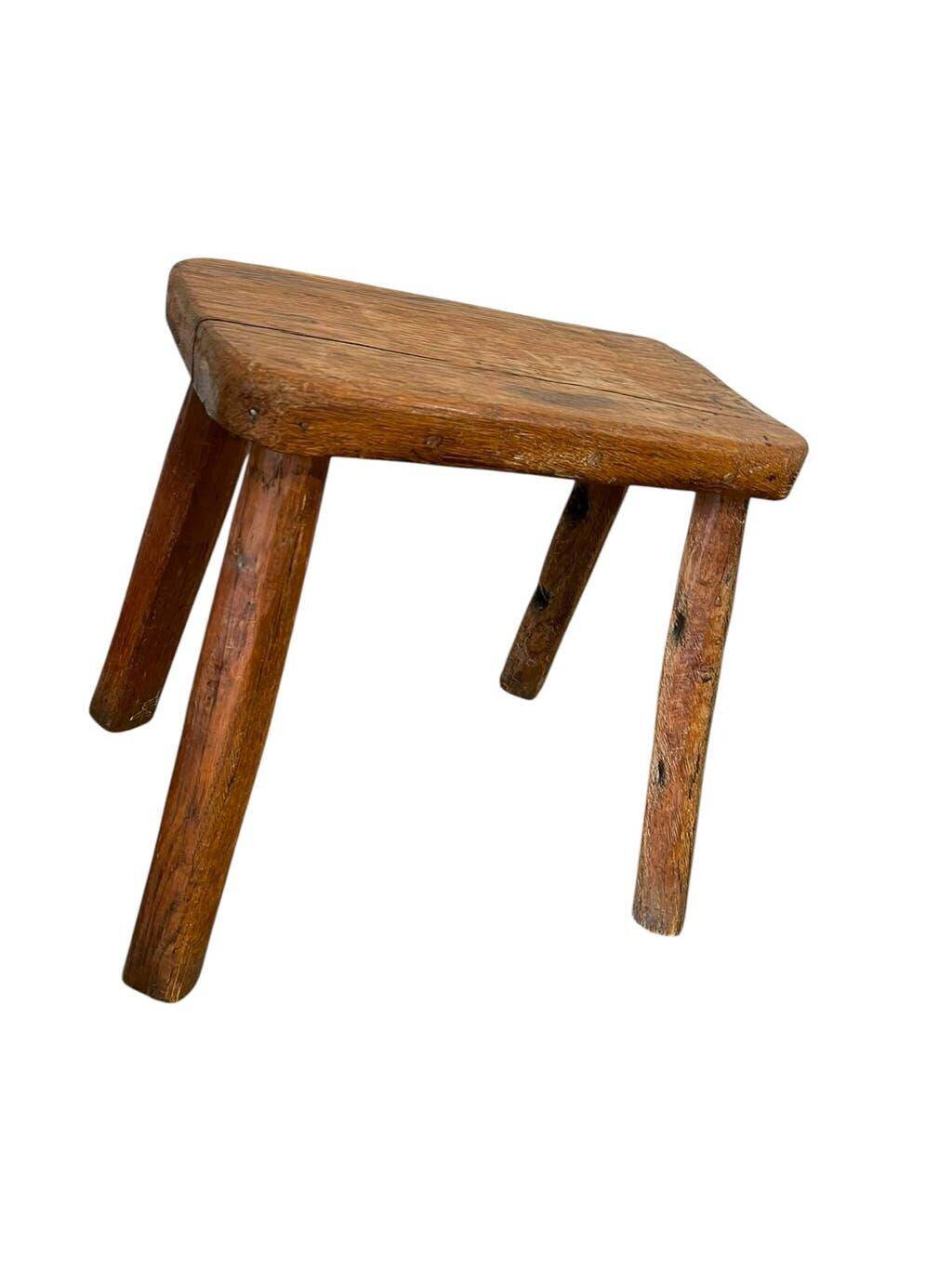 Vintage wooden side table/pedestal for plants
