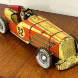 Charles Rossignol Bugatti 52 Tin Racing Car Toy from the 1930s