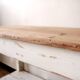 Console shabby chic en bois