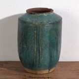 Antique turquoise green vase (circa 1820) #34