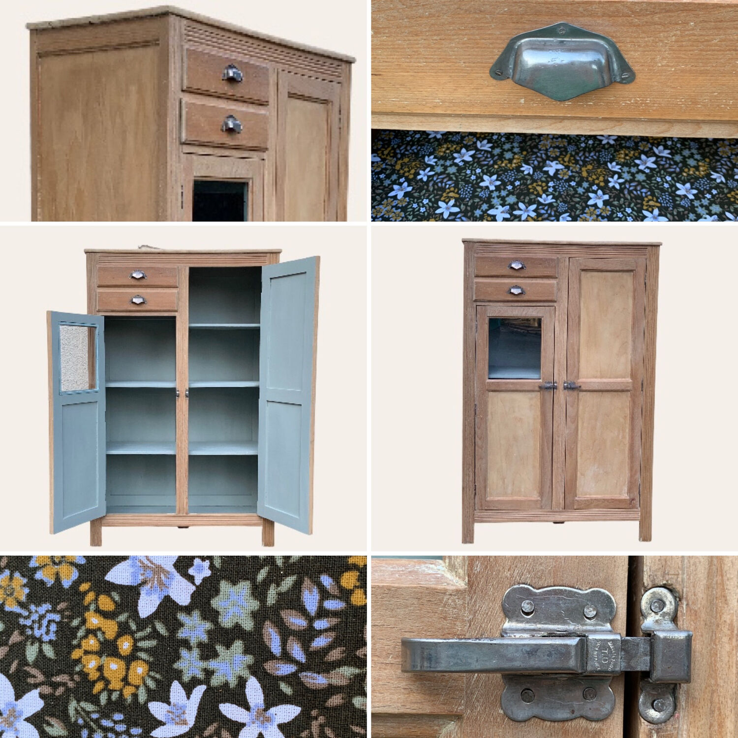 Buffet parisien bois brut 1940