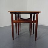 Danish Teak Nesting Tables, 1960s, Set of 2