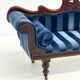 Antique Victorian chaise longue / méridienne