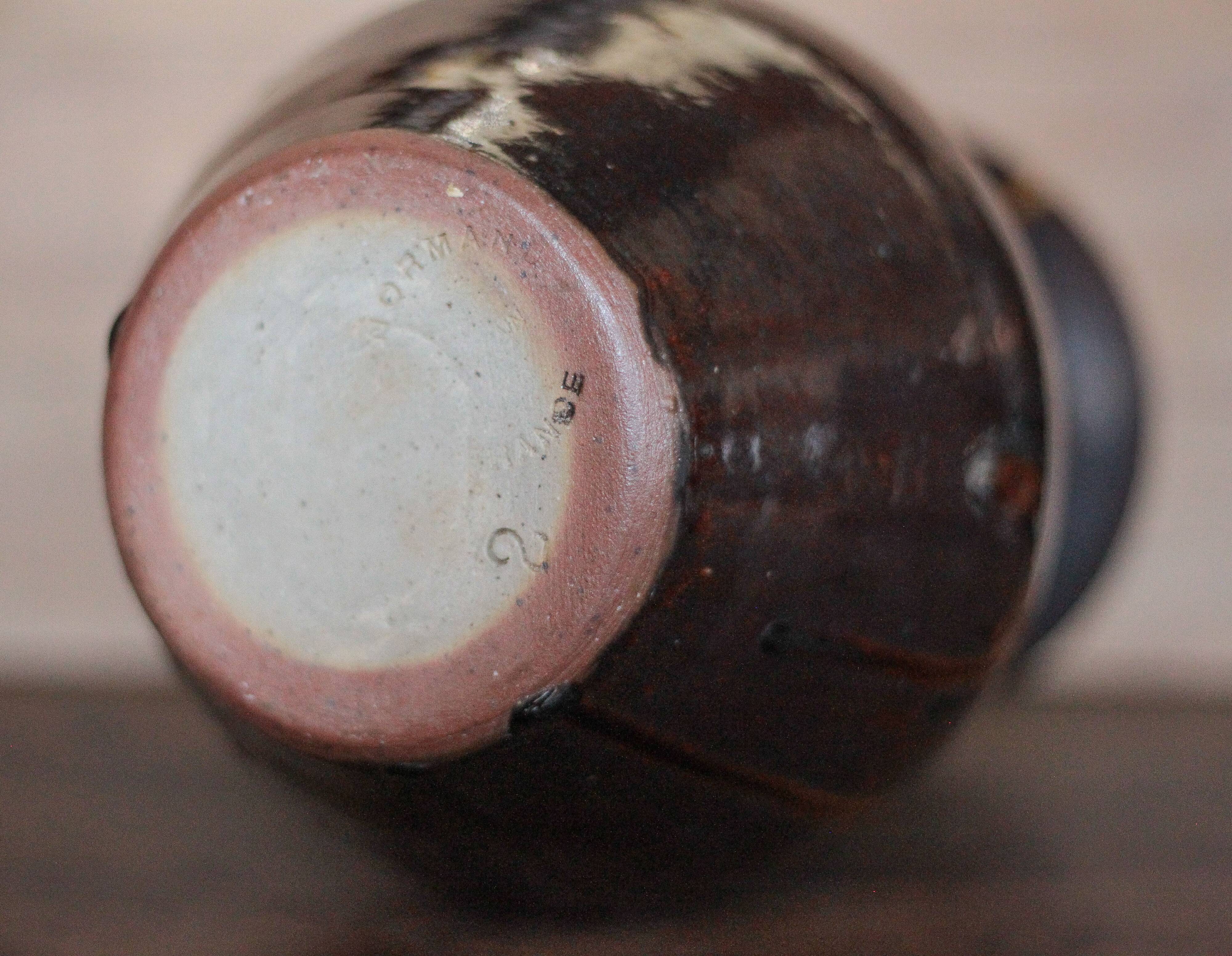 Grand vase en grès de Puisaye, Pascal Normand, vase vintage, déco intérieure