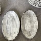 Ensemble assiettes et plats Bazas de Salins 1960