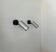 Pair of vintage adjustable brushed aluminum wall lights, France, 1970s