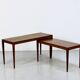 Tables gigognes en teck, style milieu du siècle, années 1960, lot de 2