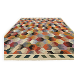 8x12 Kilim Rare Style Multicolor Designer Vintage Kilim Rug, 255x376 Cm