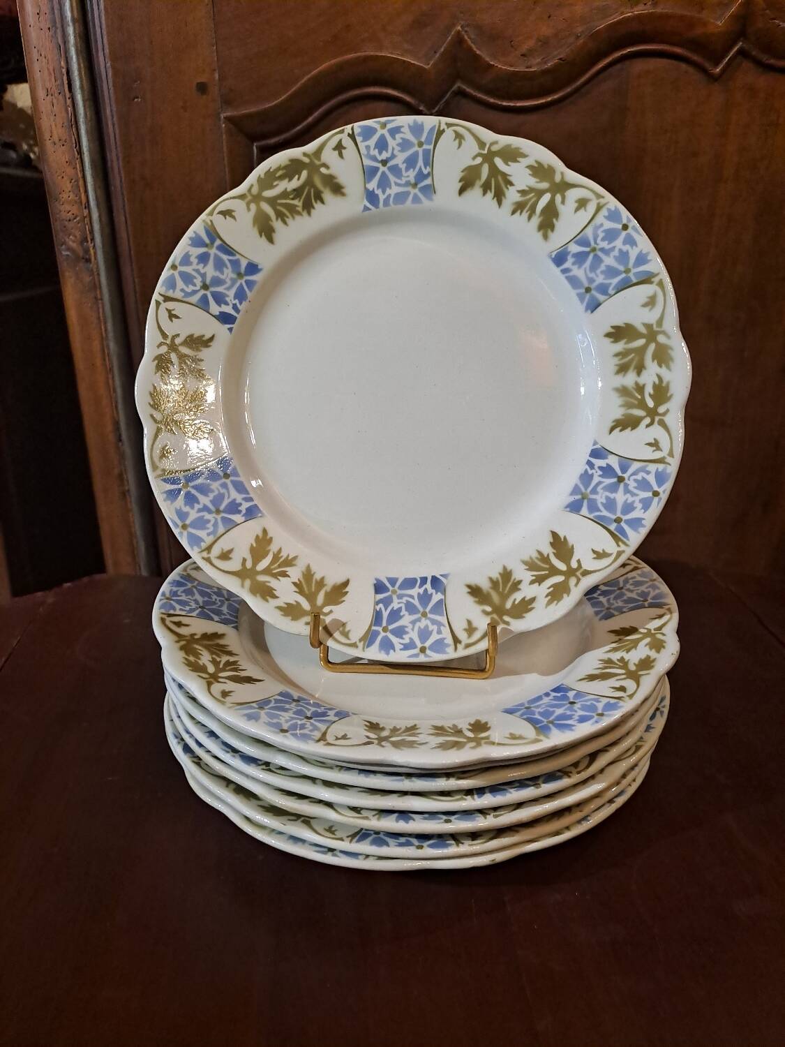8 flat plates KG Lunéville