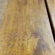 Brutalist console made of solid wood