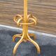 Bistro coat rack with 8 hooks, Thonet style, Fischel 1920.