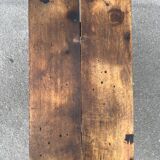 Vintage wooden farm stool