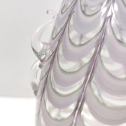 Lilac and Transparent Murano Glass Vase by Alberto Donà, Italy