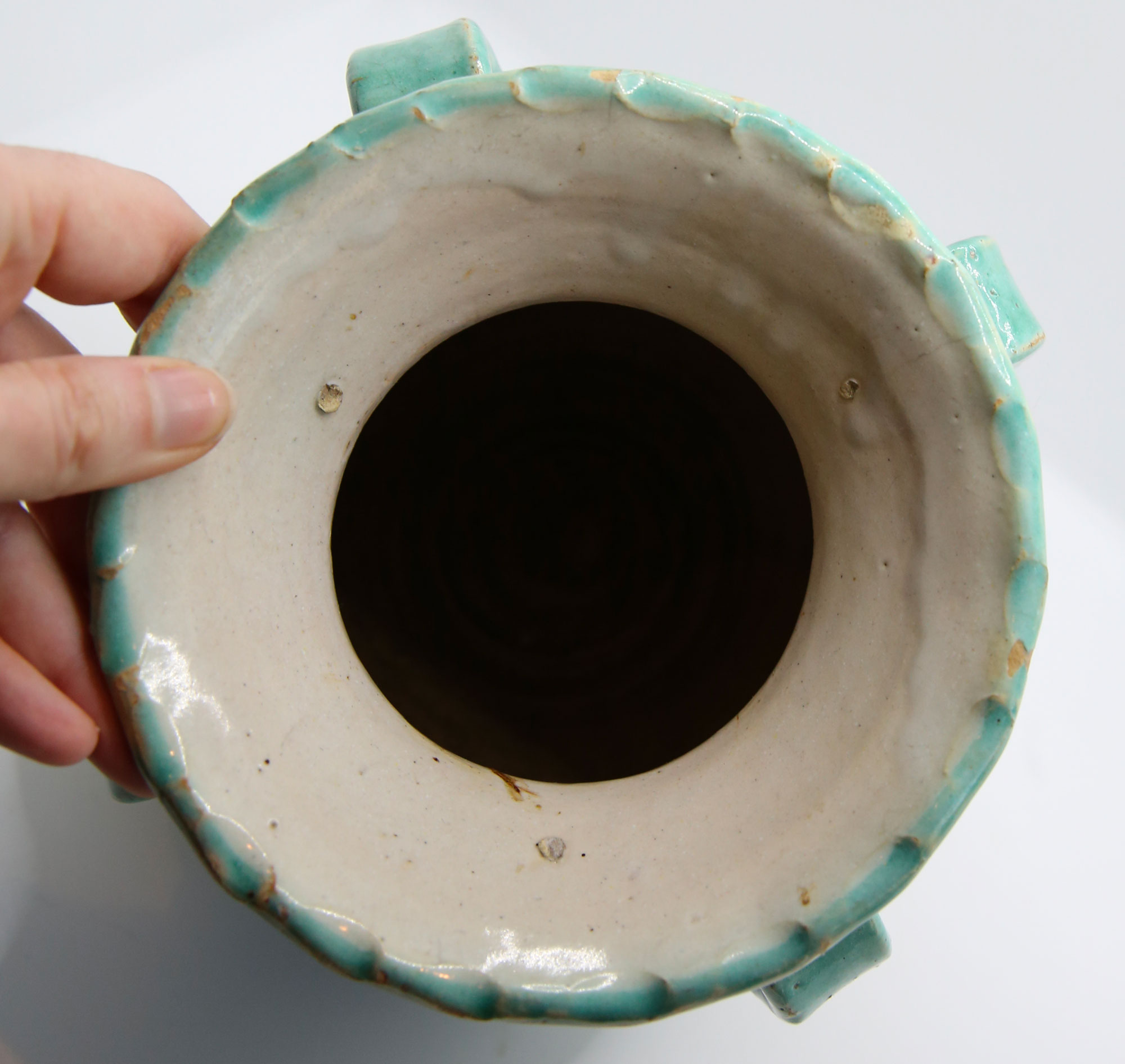 Vintage Spanish vase ode to nature by Arzobispo