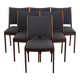 Set of six rosewood chairs, Danish design, 1960, designer:Johannes Andersen