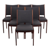 Set of six rosewood chairs, Danish design, 1960, designer:Johannes Andersen