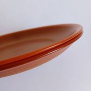 Set of 2 opaline brown dessert plates