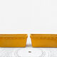 Pair of glazed ceramic planters SILMA Italy - 1970s