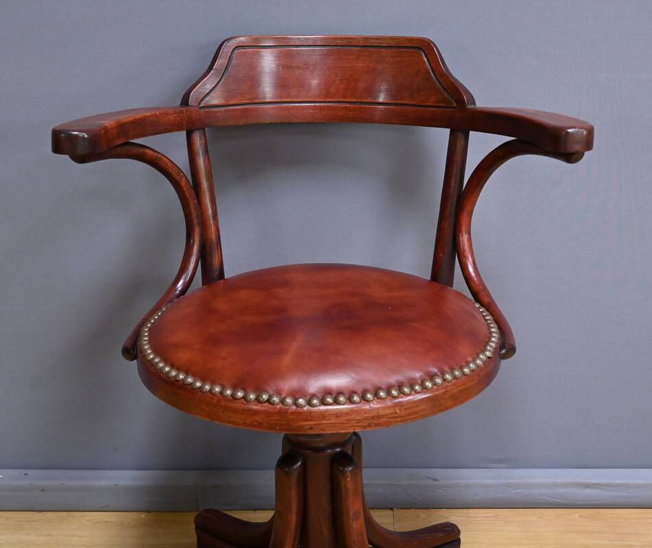 Stained Beech Office Chair  – 1930