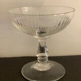 4 coupes à champagne en verre soufflé ancien, XIXème