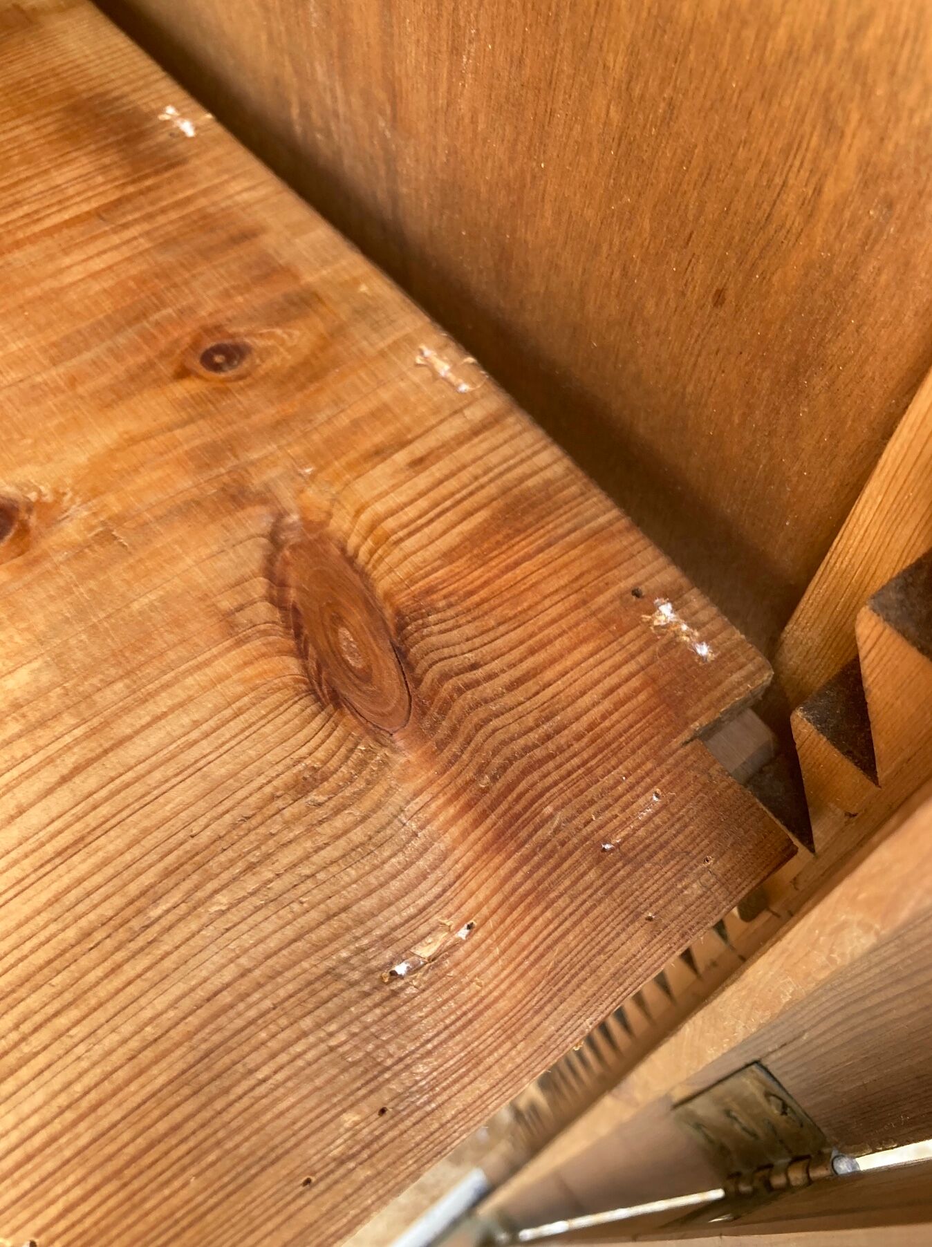 Vintage glazed Parisian wardrobe