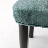 Paire de chaises avec tabouret des années 1940, Italie