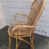 Rattan armchair