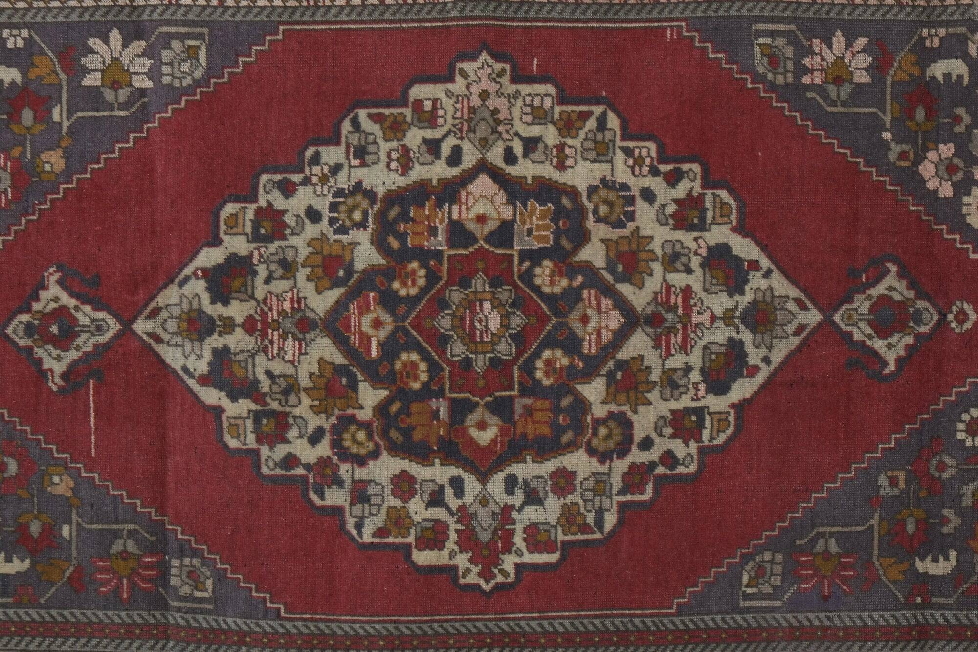 Vintage Turkish handmade rug 176x303 cm