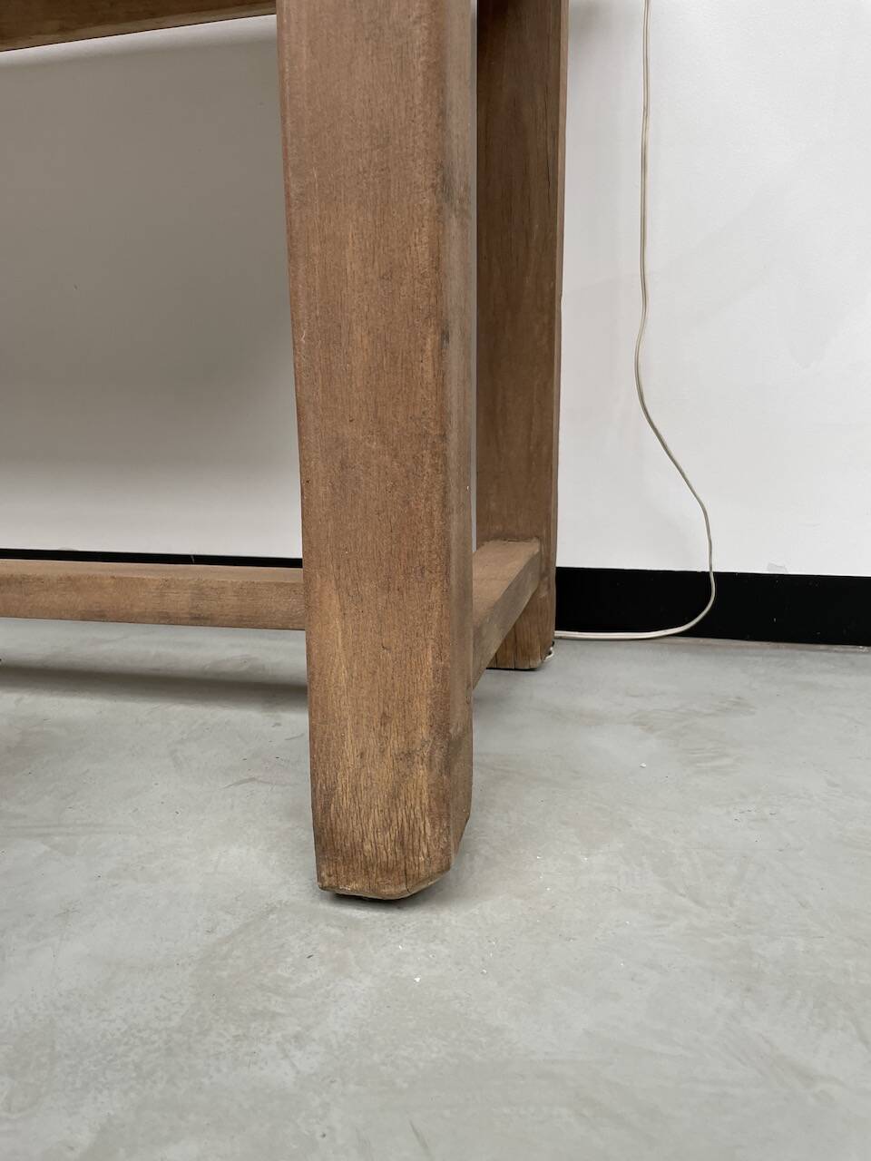 Oak console farm table 3m