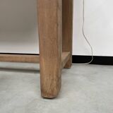 Oak console farm table 3m