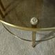 Tripartite Glass Coffee Table, Maison Baguès style – 1950