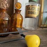 Vintage wooden ball wall coat rack